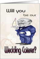 Please be our Wedding Caterer, Wedding Invitation Card