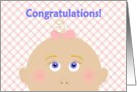 Congratulations to Granddaughter, for Our Great-Granddaughter! card