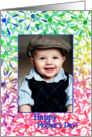 Happy Mothers Day Splatter Photo Frame card