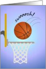 Swooosh! Have a Slam-Dunk Birthday! card
