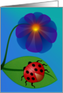 Thank You for Taking Care of Me - Ladybug and Flower card