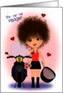 Va-va-va-Vroom - Get Your Motorcycle Engine Roaring, Valentine! card