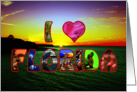 Scenic and Colorful - I Heart Florida - Blank Inside card