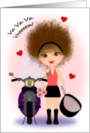 Happy Birthday to Sister on Mother’s Day - Motorcycle Mama! card