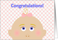 Congratulations to Granddaughter, for Our Great-Granddaughter! card