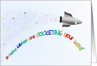 Happy Birthday Wishes Are Rocketing Your Way! card