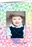 Happy Mothers Day Splatter Photo Frame card