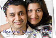 Beautiful Music, That’s What We Make Together - Save the Date Photo card