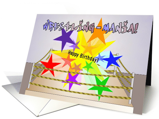 Happy AWESOME Birthday to a Wrestling Fan! card (868287)