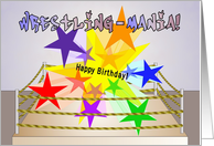 Happy AWESOME Birthday to a Wrestling Fan! card