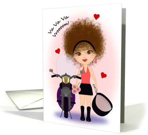 Happy Birthday to Sister on Mother's Day - Motorcycle Mama! card