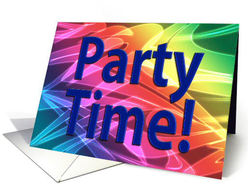 Celebrating the End of Chemo Treatments - Party Time! Invitation card