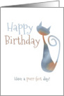 Happy Birthday - Have a Purrr-fect Day card