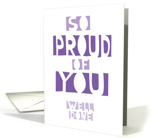 So Proud Of You - Text card (834608)