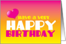 Have a very Happy Birthday card