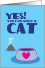 Yes! you can have a CAT card