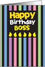 Happy Birthday Boss! card