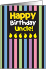 Happy Birthday Uncle! card