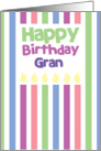 Happy Birthday Gran card