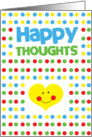 Happy thoughts spots card