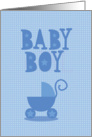 BABY BOY blue card