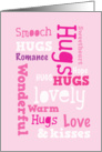 I’m sorry Many hugs love and kisses card