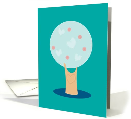Love tree card (820116)