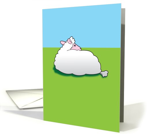 YOU forgot my birthday! Sheep card (831325)