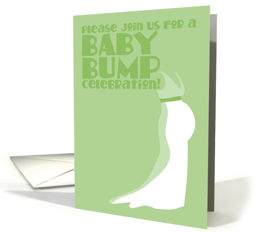 Please join us for a BABY BUMP celebration card (831638)