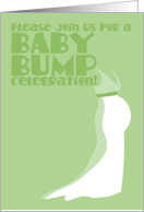 Please join us for a BABY BUMP celebration card