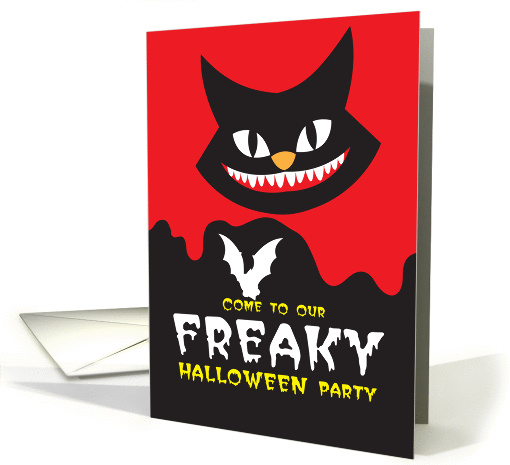 Come to our FREAKY Halloween party card (834973)