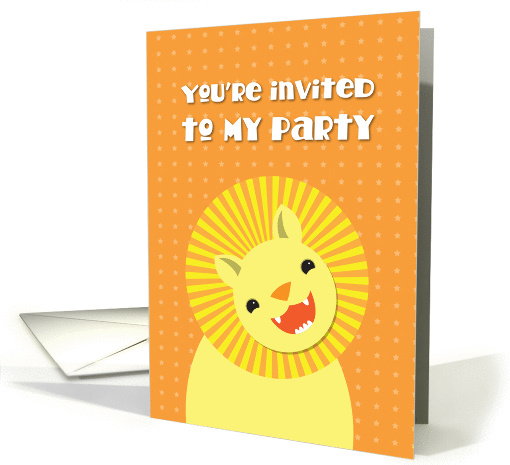 You're invited to my party - LION card (836550)