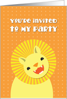 You’re invited to my party - LION card