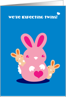 We’re pregnant... AGAIN! Expecting Twins card