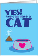 Yes! you can have a CAT card