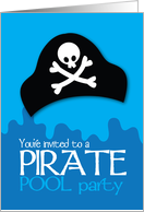 You’re invited to a Pirate Pool party card