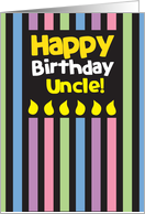 Happy Birthday Uncle! card