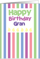 Happy Birthday Gran card