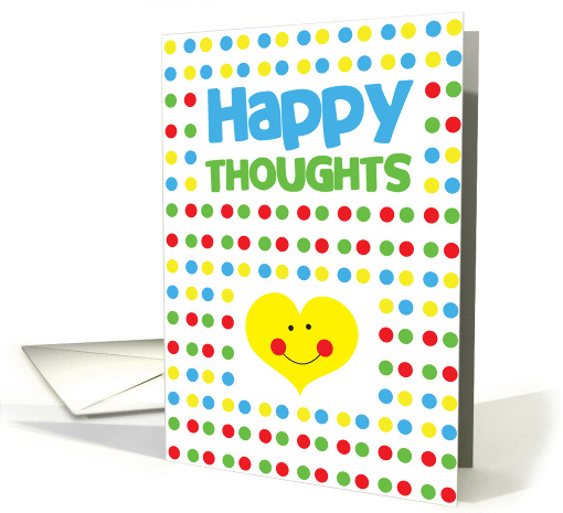 Happy thoughts spots card (847733)