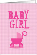 Baby Girl Pink card