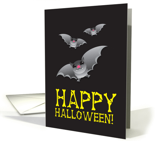 Happy Halloween with bats card (862766)