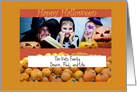 Holiday, happy Halloween, photo card, pumpkins patch card