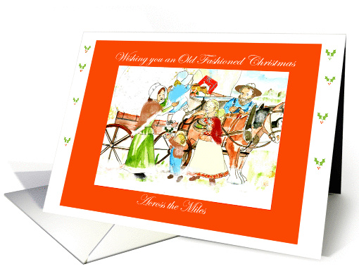 Across the Miles, Old Fashioned Christmas, pioneer family... (885469)