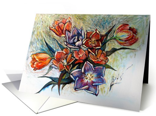 Get Well Soon Flowers card (810794)