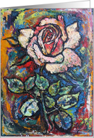 Happy Birthday Single Rose card
