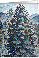 Evergreen blank card