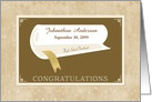 Personalized High School Graduation Congratulations with Diploma card
