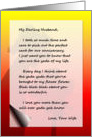 Funny Husband Anniversary - Love Letter For My Darling Husband card