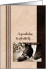 Encouragement For Friend - Path Called Life - Here For You card