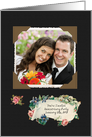 Vintage Scrapbook Style - Anniversary Invitation- Your Photo Here card